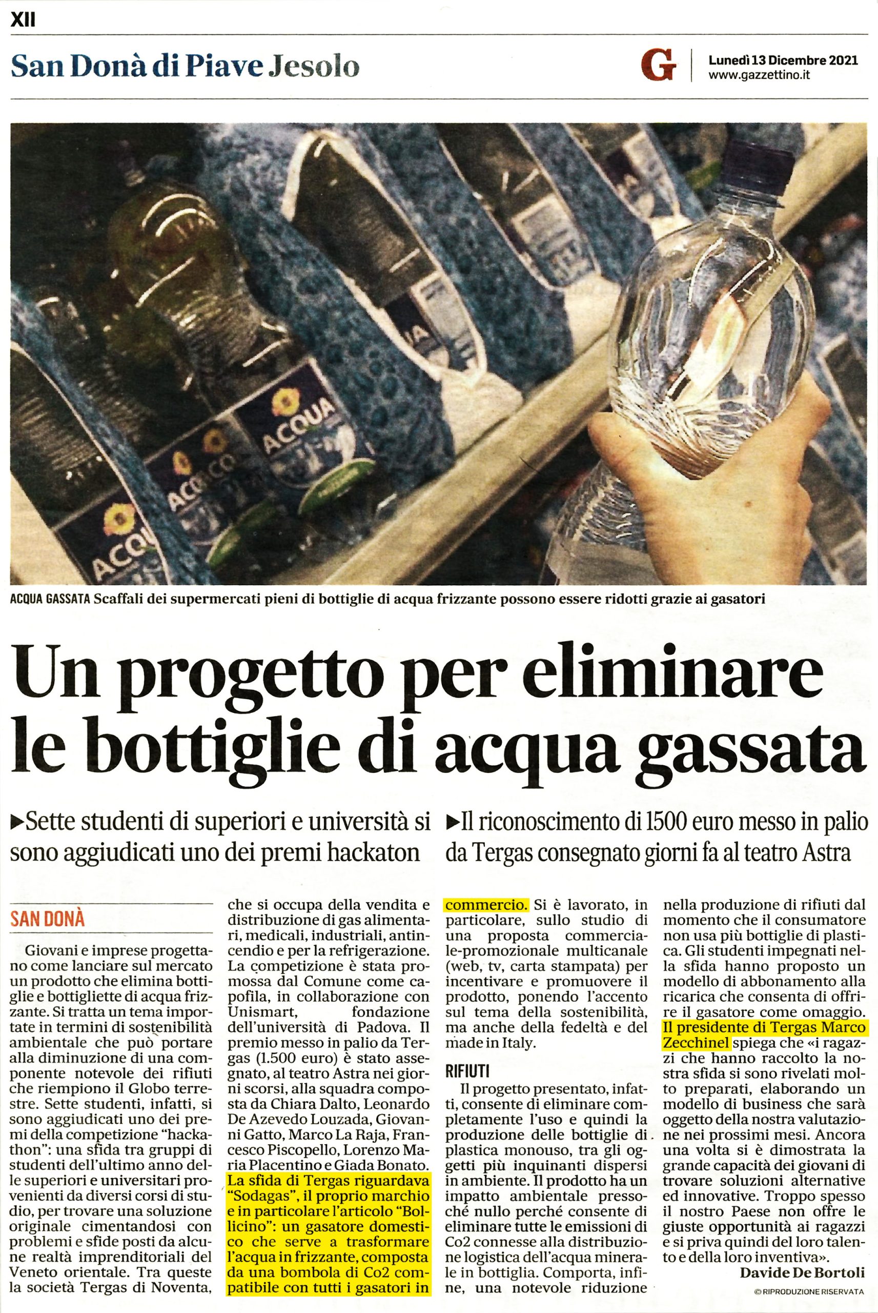 131221 Progetto Eliminare Acqua