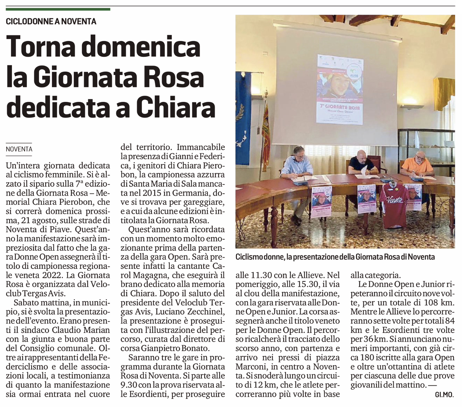 150822 Torna Domenica Giornata Rosa 2022 Articolo