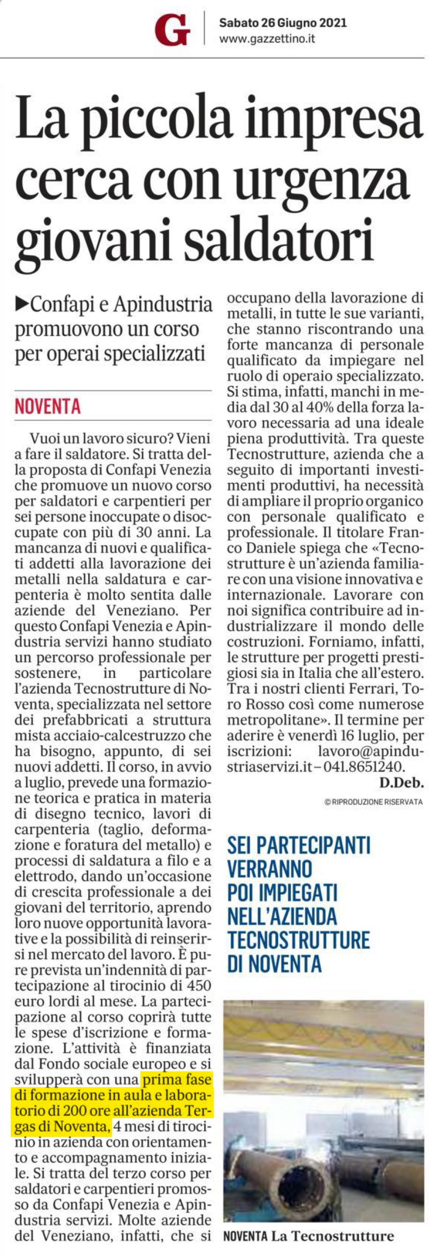 260621 Ricerca Saldatori