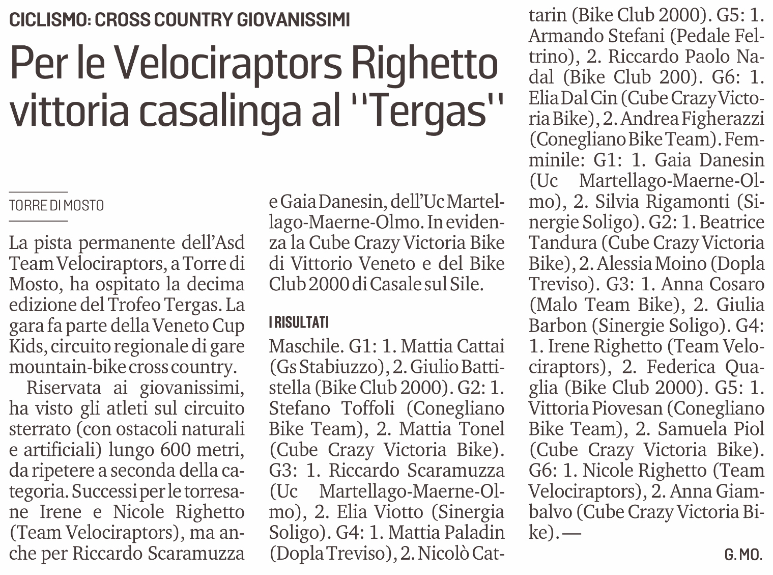 280621 Velociraptors Trofeo Tergas