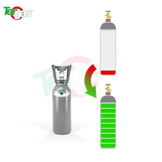 Ricarica Bombola CO2 Alimentare 2 kg.