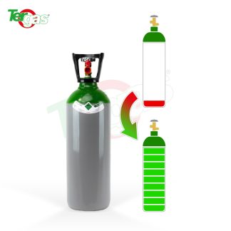 Ricarica Bombola Argon 14 litri alta 69 cm.