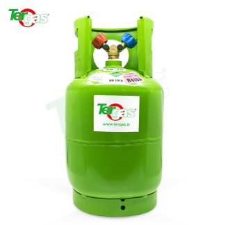 Bombola R410A da 10 kg. ricaricabile, senza reso del vuoto